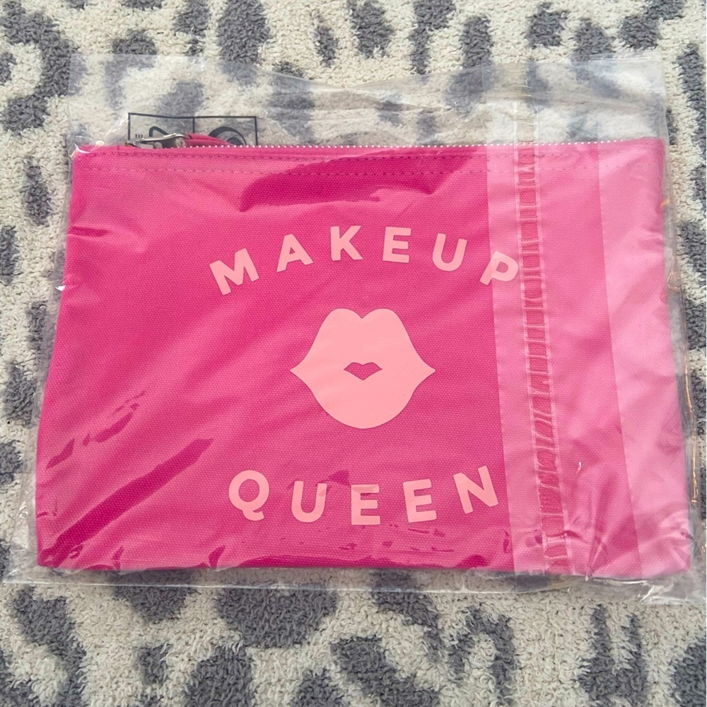 PINK MAKEUP BAG HANDMADE ITEM